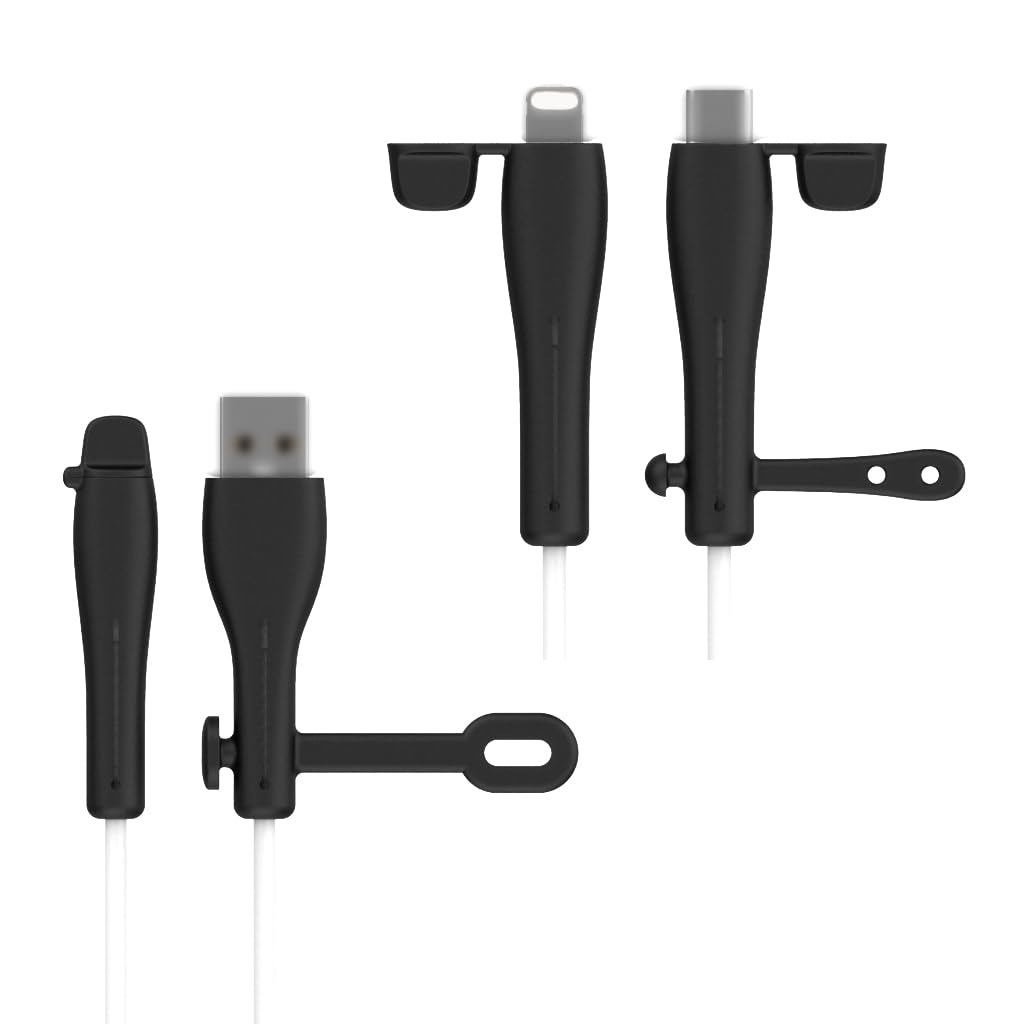 Verilux 2 Pack Silicone Charger Cable Protector, Safety Cover for Apple AtoL 5W and CtoL 20W PD Charging Cables, Cord Sleeve Charging Cable Connector Protective Cover, Mobile Accessories and Gadgets Verilux 2 Pack Silicone Charger Cable Protector, Safety Cover for Apple AtoL 5W and CtoL 20W PD Charging Cables, Cord Sleeve Charging Cable Connector Protective Cover, Mobile Accessories and Gadgets
